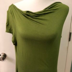 Banana Republic short sleeve cowl neck top